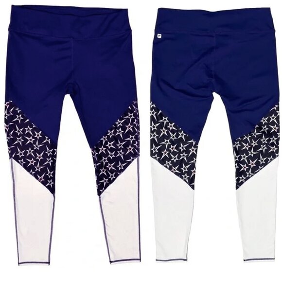 Fabletics LOT OF 3 Athletic Leggings Pink Green Blue Women's Size Medium - Picture 2 of 16